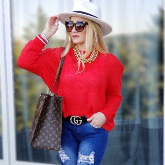 CHIC DOLLZ Red Sweater - Picture 3 of 4